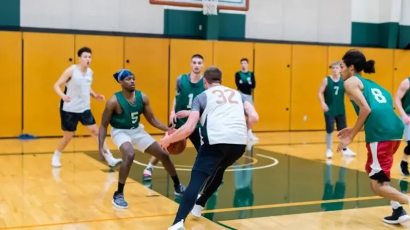Young Basketball Players: